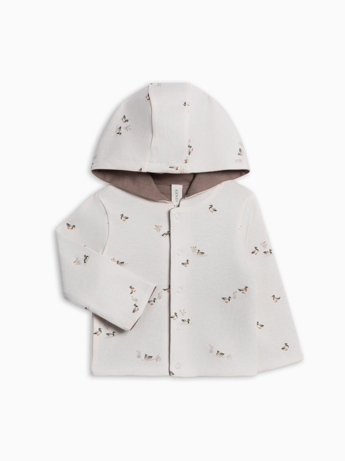 Taylor Reversible Jacket - Mallard Baby : Tops : Hoodies : Long Sleeves KENDI by Colored Organics Taylor Reversible Jacket for Baby | Colored Organics®