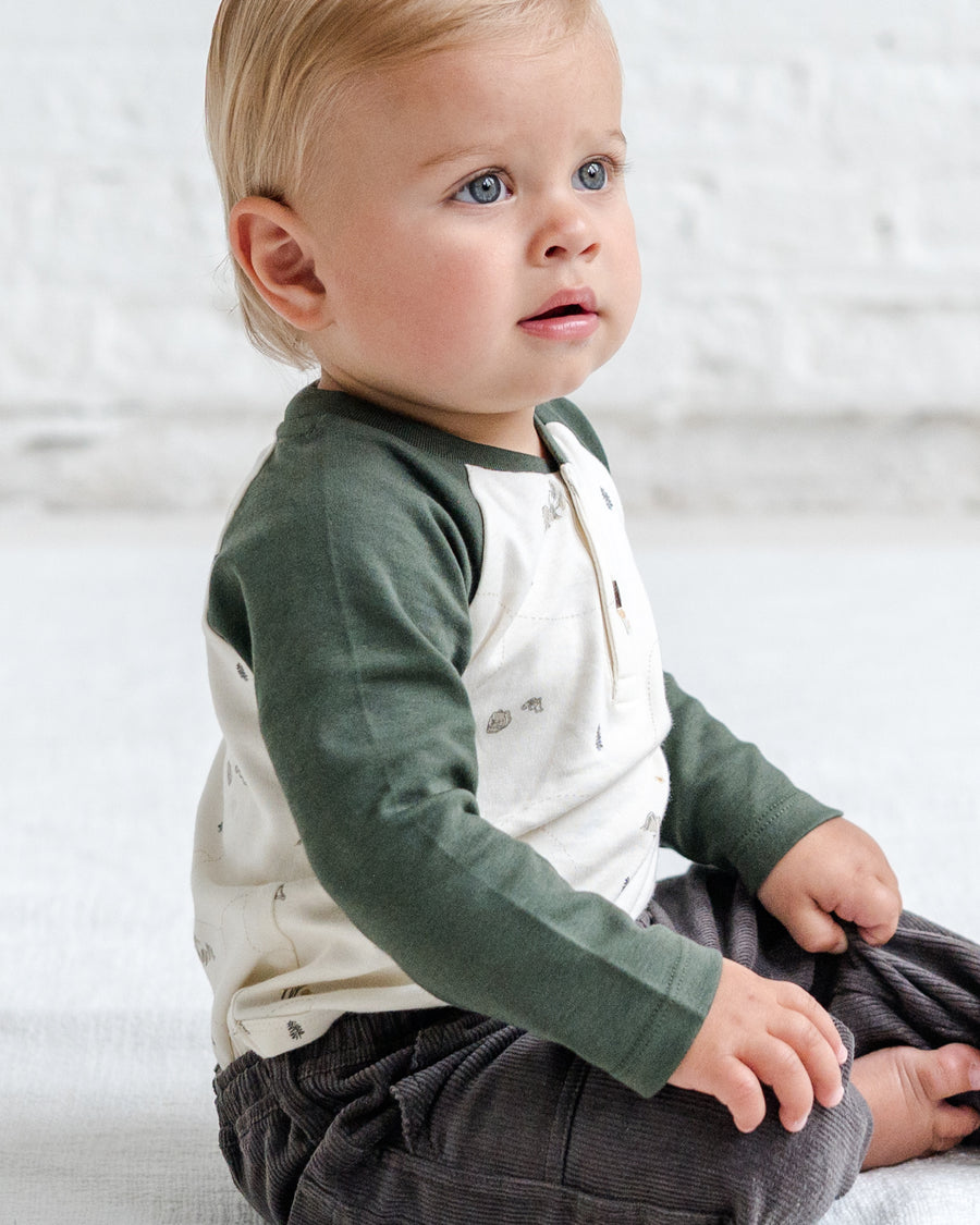 Lucas Raglan Henley Bodysuit