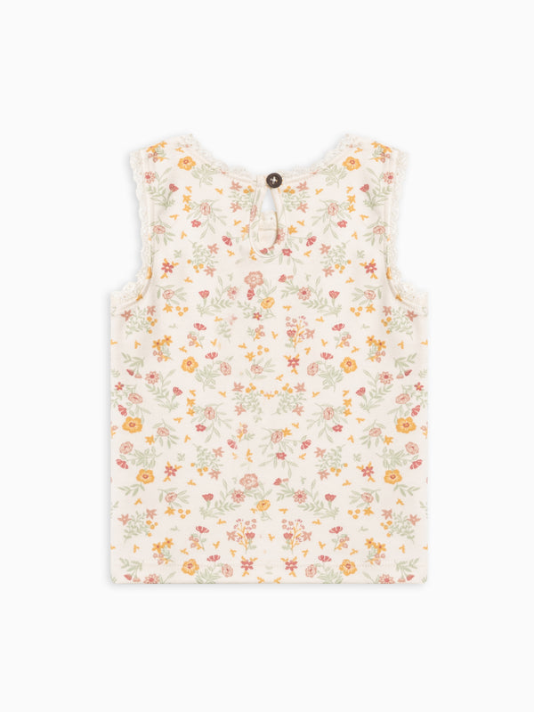 Selene Lace Tank Sale : Baby-Kids : Tops : Tanks Colored Organics Organic Cotton Baby & Kids Selene Lace Tank Top
