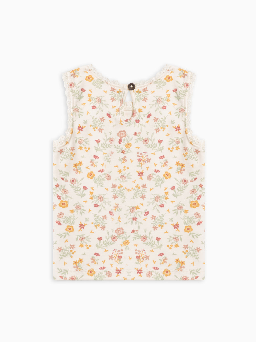 Selene Lace Tank Sale : Baby-Kids : Tops : Tanks Colored Organics Organic Cotton Baby & Kids Selene Lace Tank Top