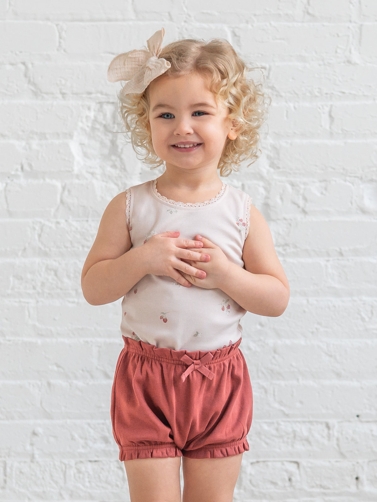 June Bloomers - Barn Baby : Bottoms : Shorts Kendi PRE ORDER June Bloomers - Barn for Baby | Colored Organics®