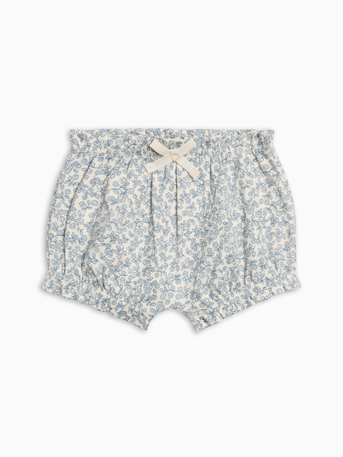 June Bloomers - Narelle Floral / Ivory + Sea Baby : Bottoms : Shorts KENDI by Colored Organics June Bloomers - Narelle Floral / Ivory | Colored Organics®