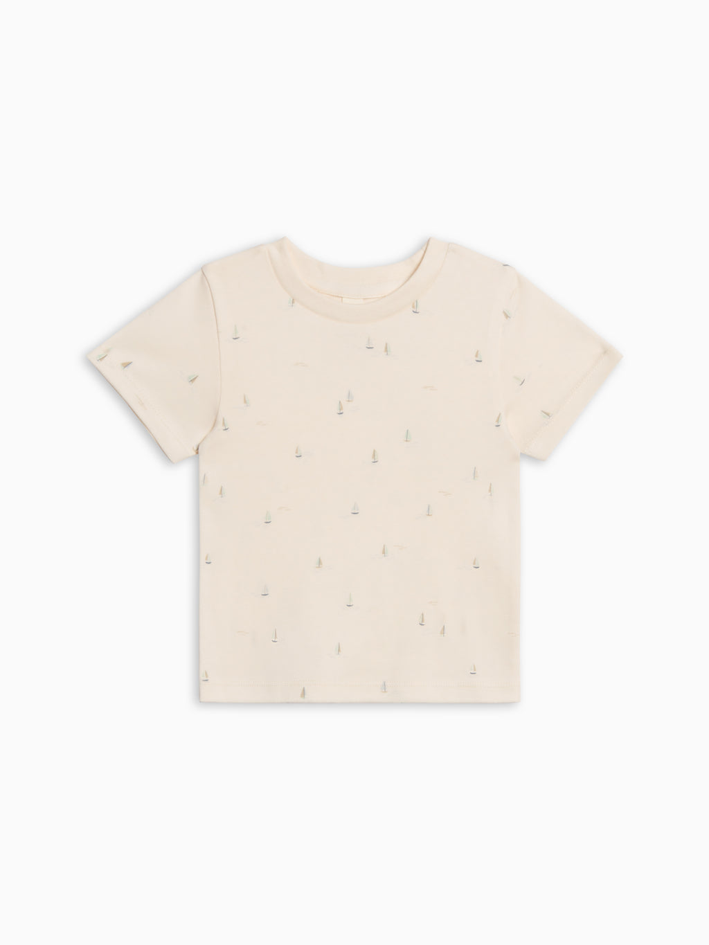 Short Sleeve Crew - Marina / Sea + Dune Sale : Baby-Kids : Tops : Shirts : Short Sleeves KENDI by Colored Organics Short Sleeve Crew - Marina / Sea + Dune | Colored Organics®