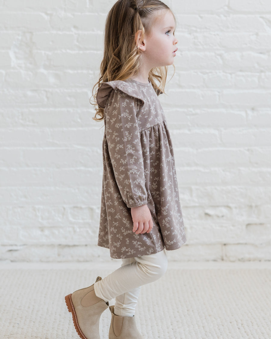 Mika Armhole Ruffle Long Sleeve Dress