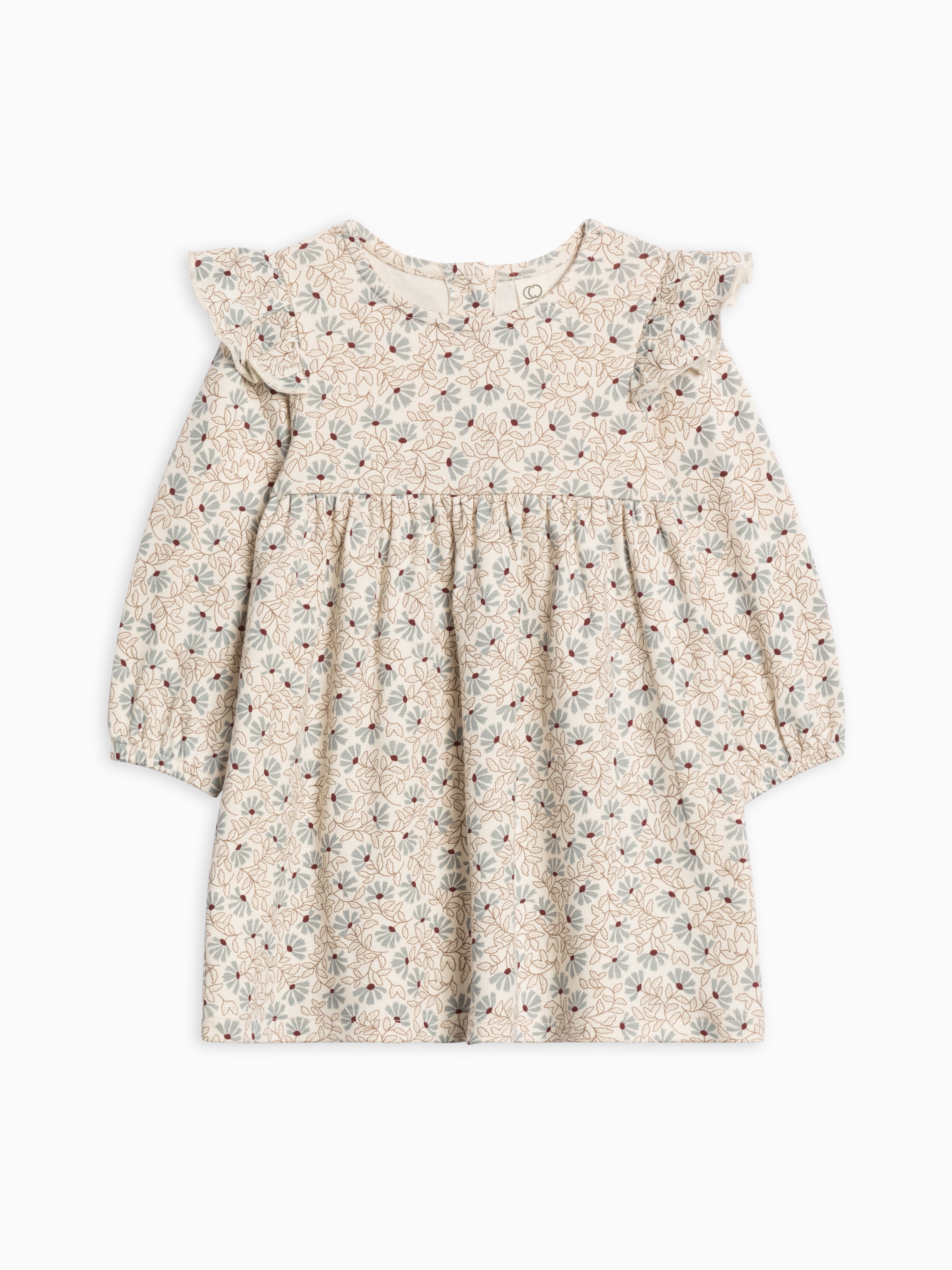 Mika Armhole Ruffle Long Sleeve Dress - Pamela Floral / Mist +