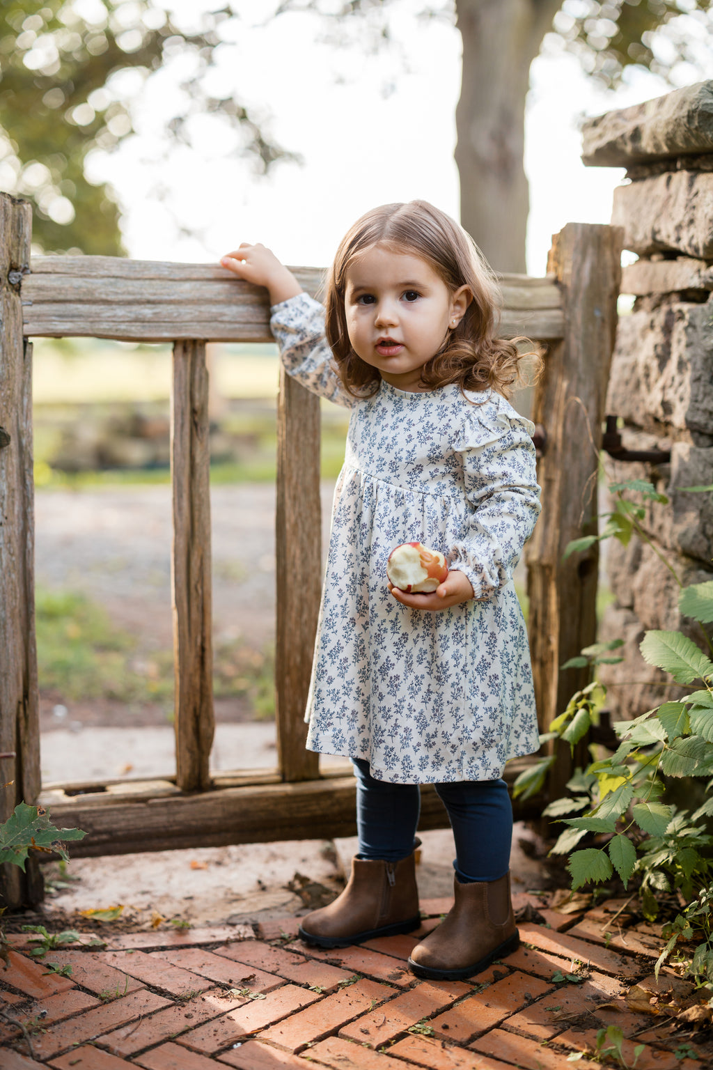 Mika Armhole Ruffle Long Sleeve Dress - Winona Floral