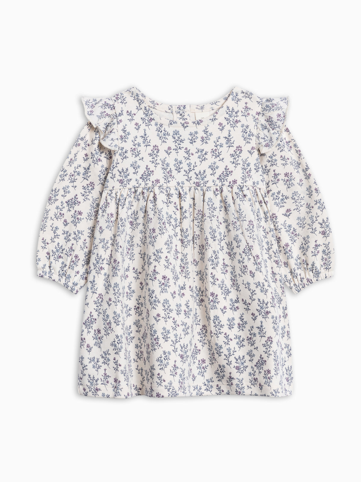 Mika Armhole Ruffle Long Sleeve Dress - Fireside