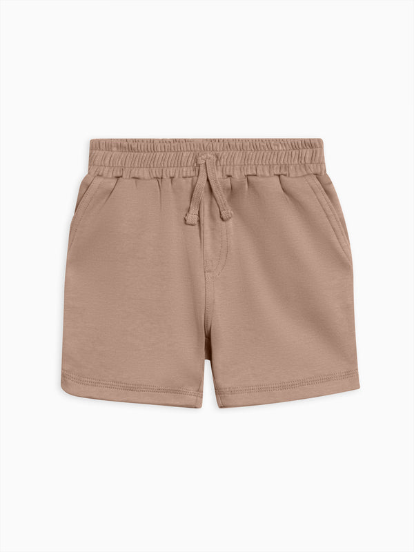 Dane Shorts - Truffle Baby-Kids : Bottoms : Shorts Kendi Dane Shorts - Truffle for Baby | Colored Organics®
