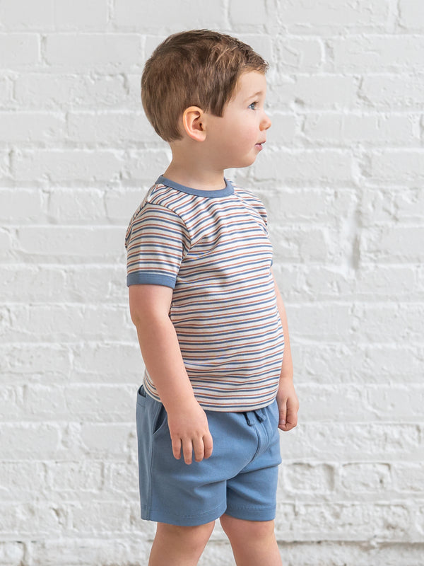 Andy Ringer Tee - Voyage Stripe / Sea + Ridge