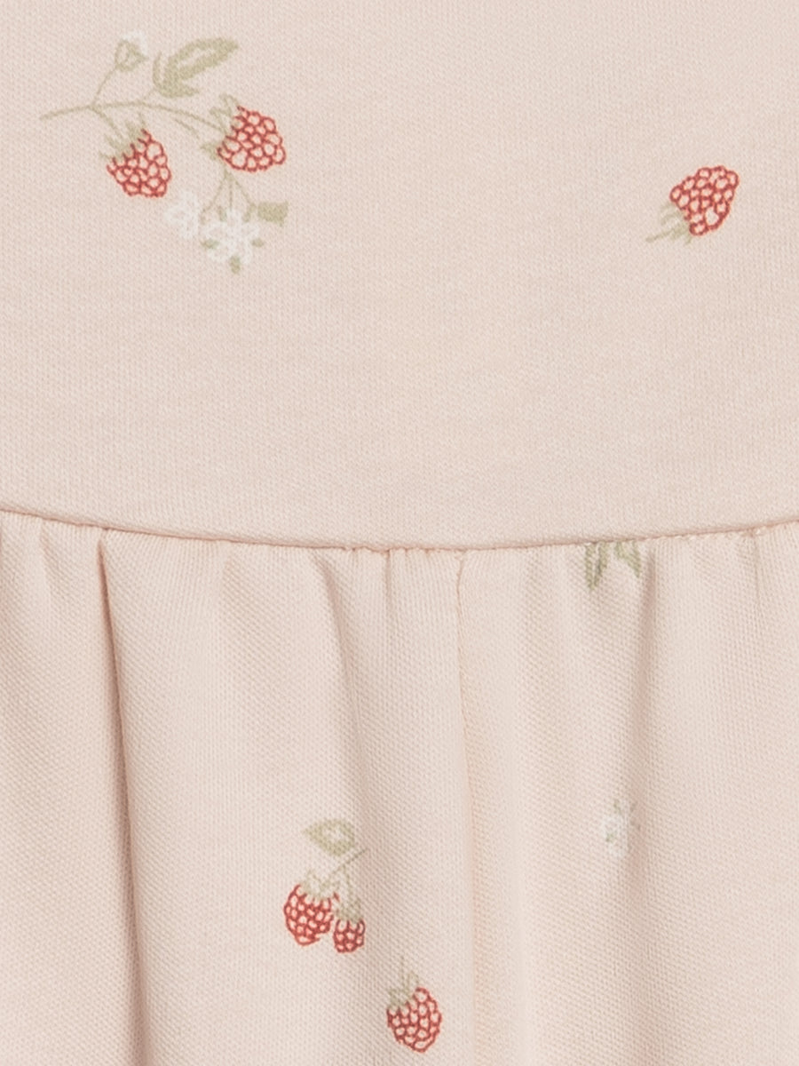 Sosi Tank Romper - Raspberries / Shell + Mint Baby : One Pieces : Rompers : Short Sleeves Kendi PRE ORDER Sosi Tank Romper Organic | Colored Organics®
