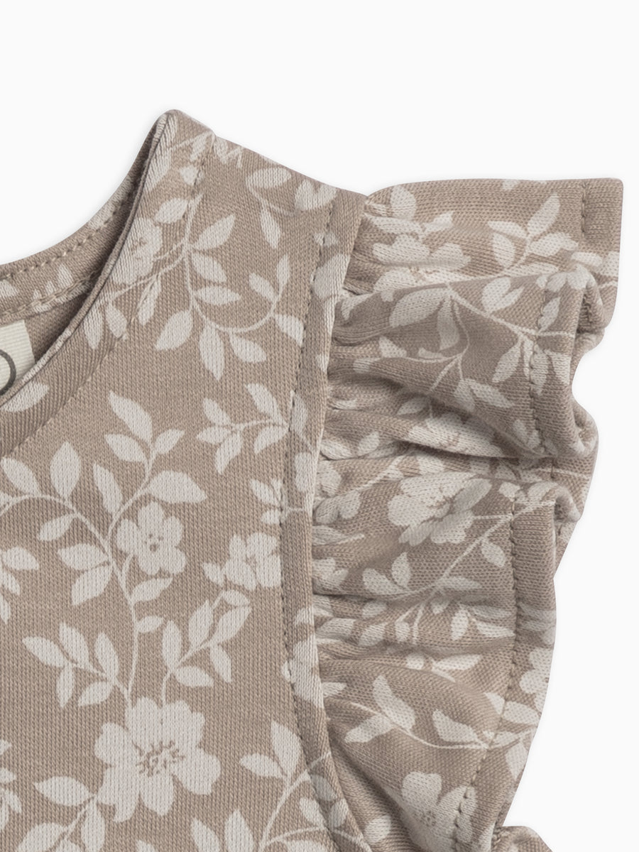Ella Ruffle Sleeve Tank Sale : Baby-Kids : Tops : Tees : Short Sleeves KENDI by Colored Organics Organic Cotton Baby and Kids Ella Ruffle Sleeve Tank