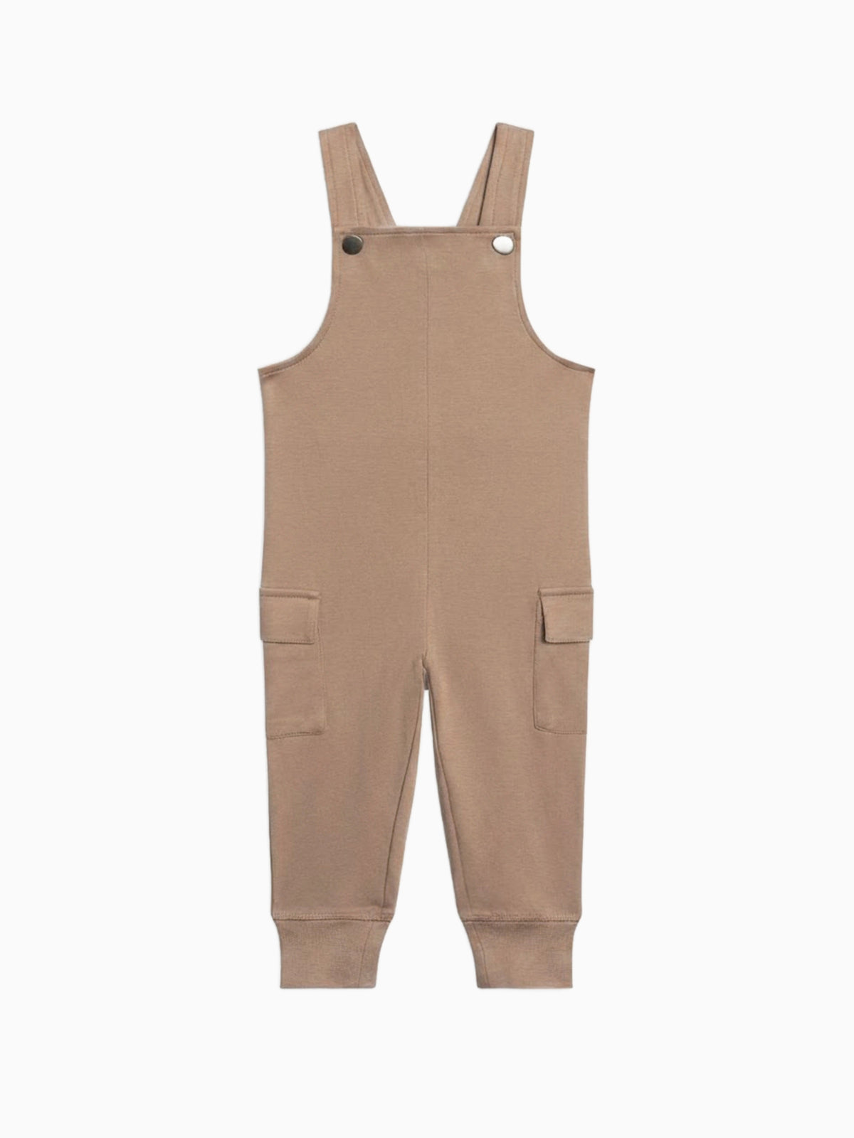 Layall Cargo Overalls - Taupe Baby : Bottoms : Pants KENDI by Colored Organics Layall Cargo Overalls for Baby | Colored Organics®