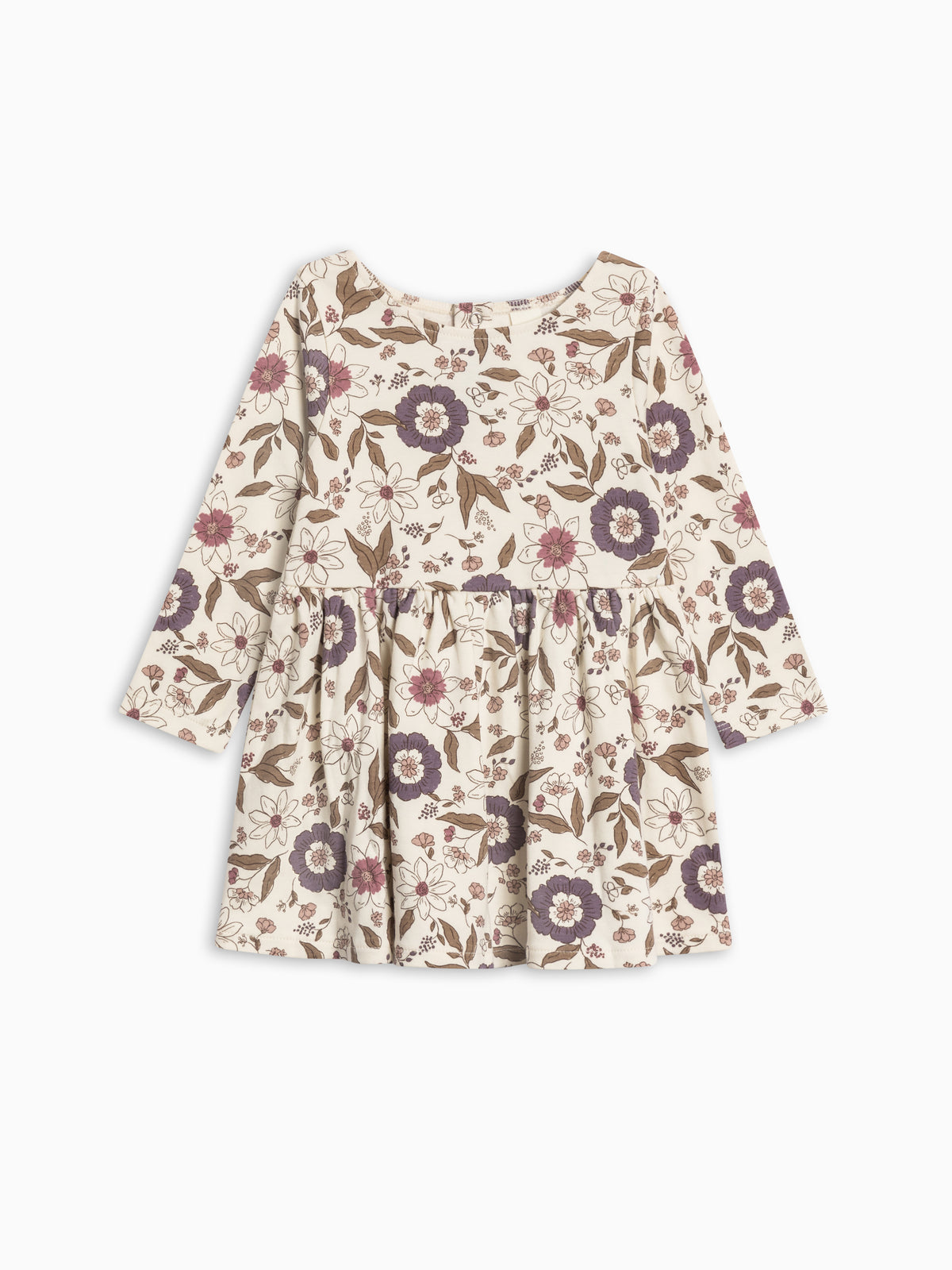 Stella Long Sleeve Swing Dress Sale : Baby-Kids : Dresses : Long Sleeves Colored Organics Stella Long Sleeve Swing Dress for Baby | Colored Organics®