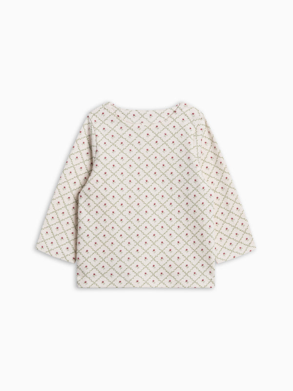 Ryle Snap Shoulder Top - Hedge Floral