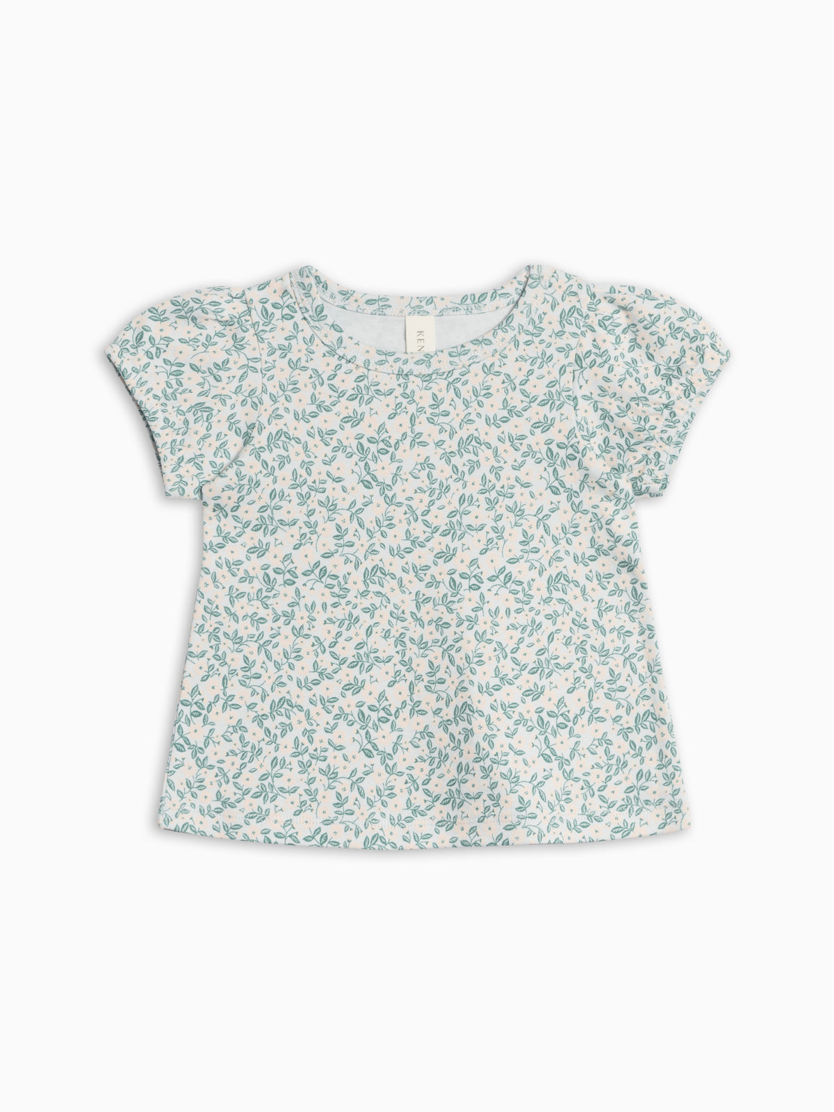 Ellen Puff Sleeve Top - Golf  Kendi Ellen Puff Sleeve Top - Golf (Organic) | Colored Organics®