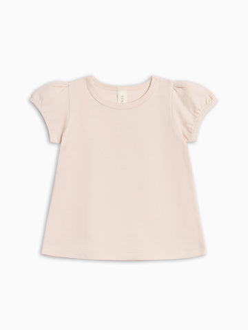 Ellen Puff Sleeve Top - Shell