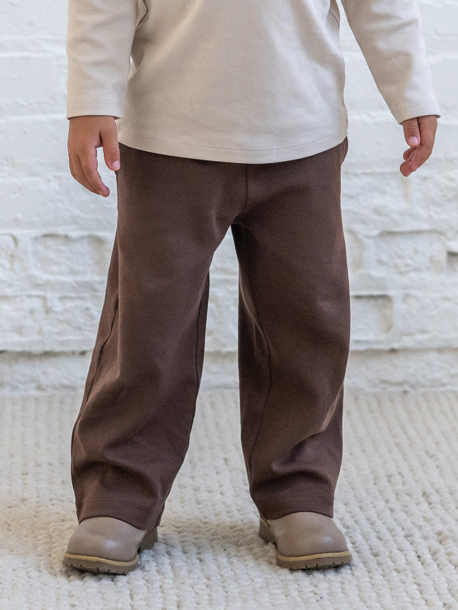 Arin Straight Leg Pant - Chestnut