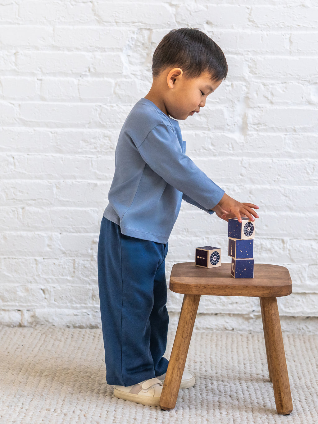 Arin Straight Leg Pant - Indigo