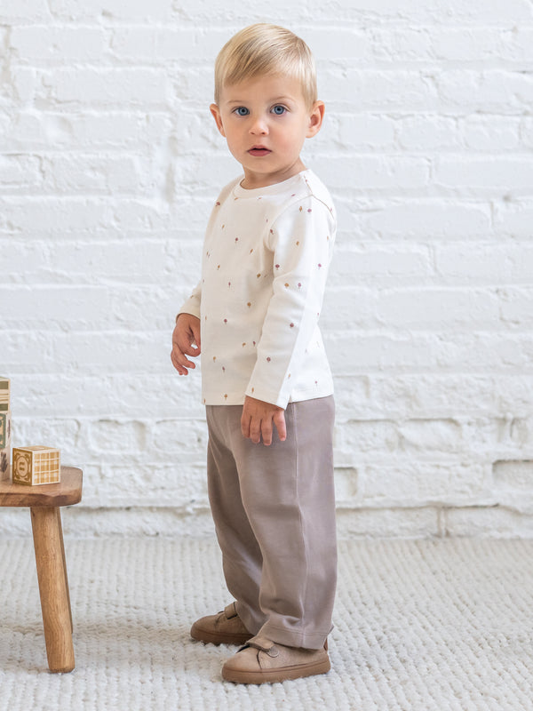 Arin Straight Leg Pant - Taupe