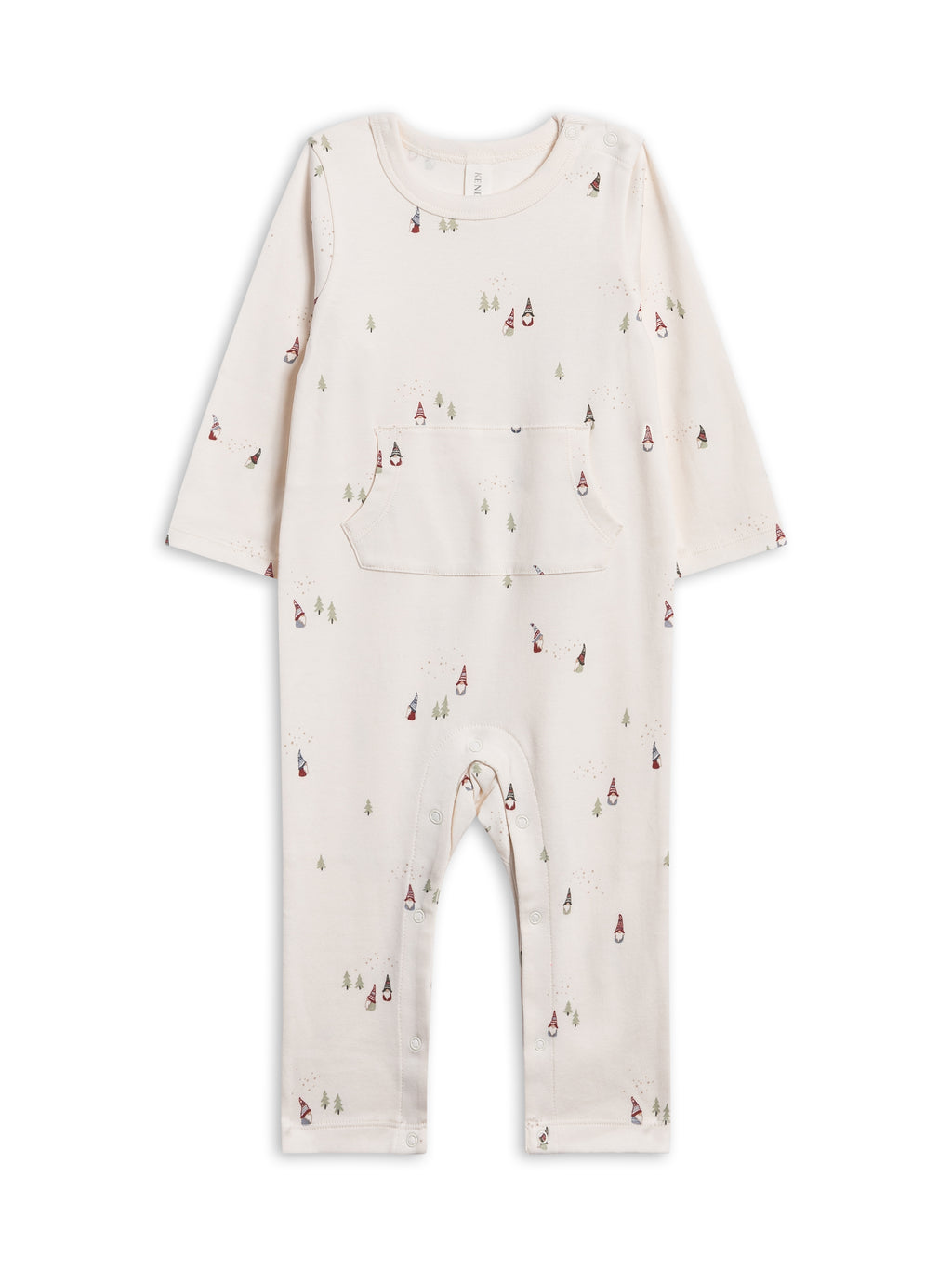 PRE ORDER Una Pocket Romper - Gnome Baby : One Pieces : Rompers : Long Sleeves KENDI by Colored Organics Una Pocket Romper for Babies | Colored Organics®