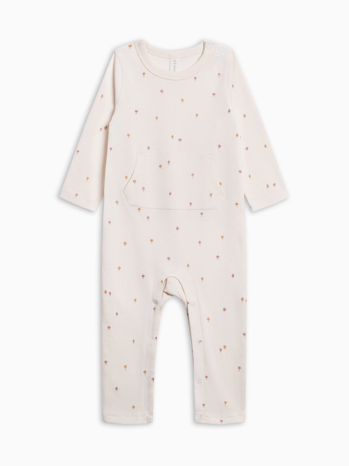 Una Pocket Romper - Mushroom Baby : One Pieces : Rompers : Long Sleeves KENDI by Colored Organics Una Pocket Romper for Babies | Colored Organics®