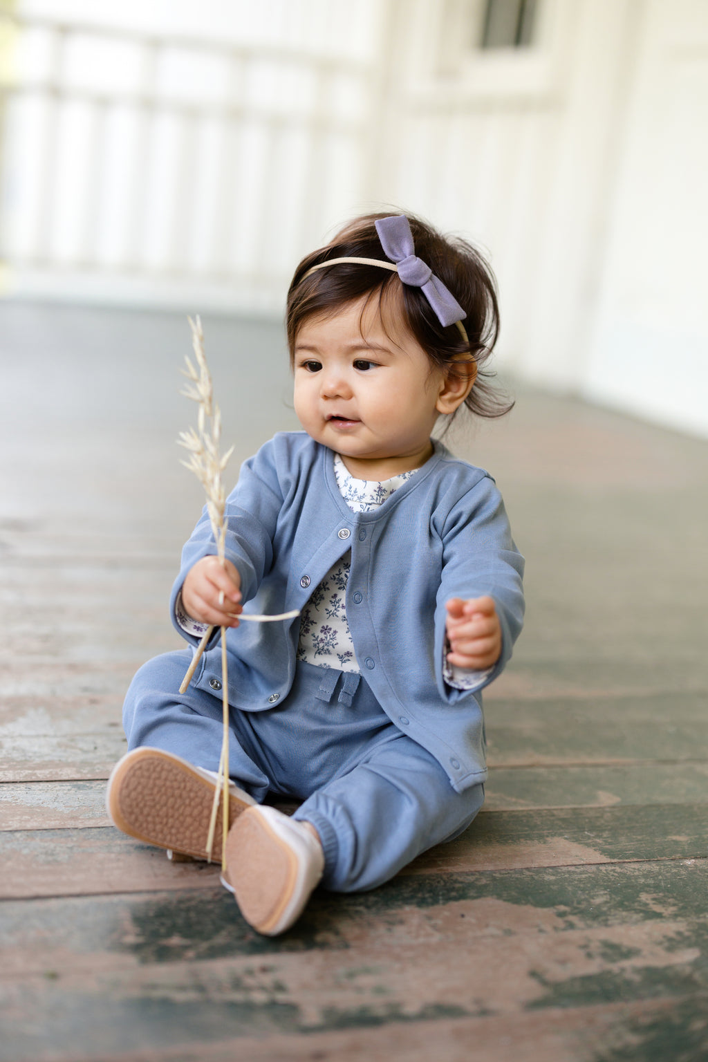 Quill Layette Jacket - Bluen
