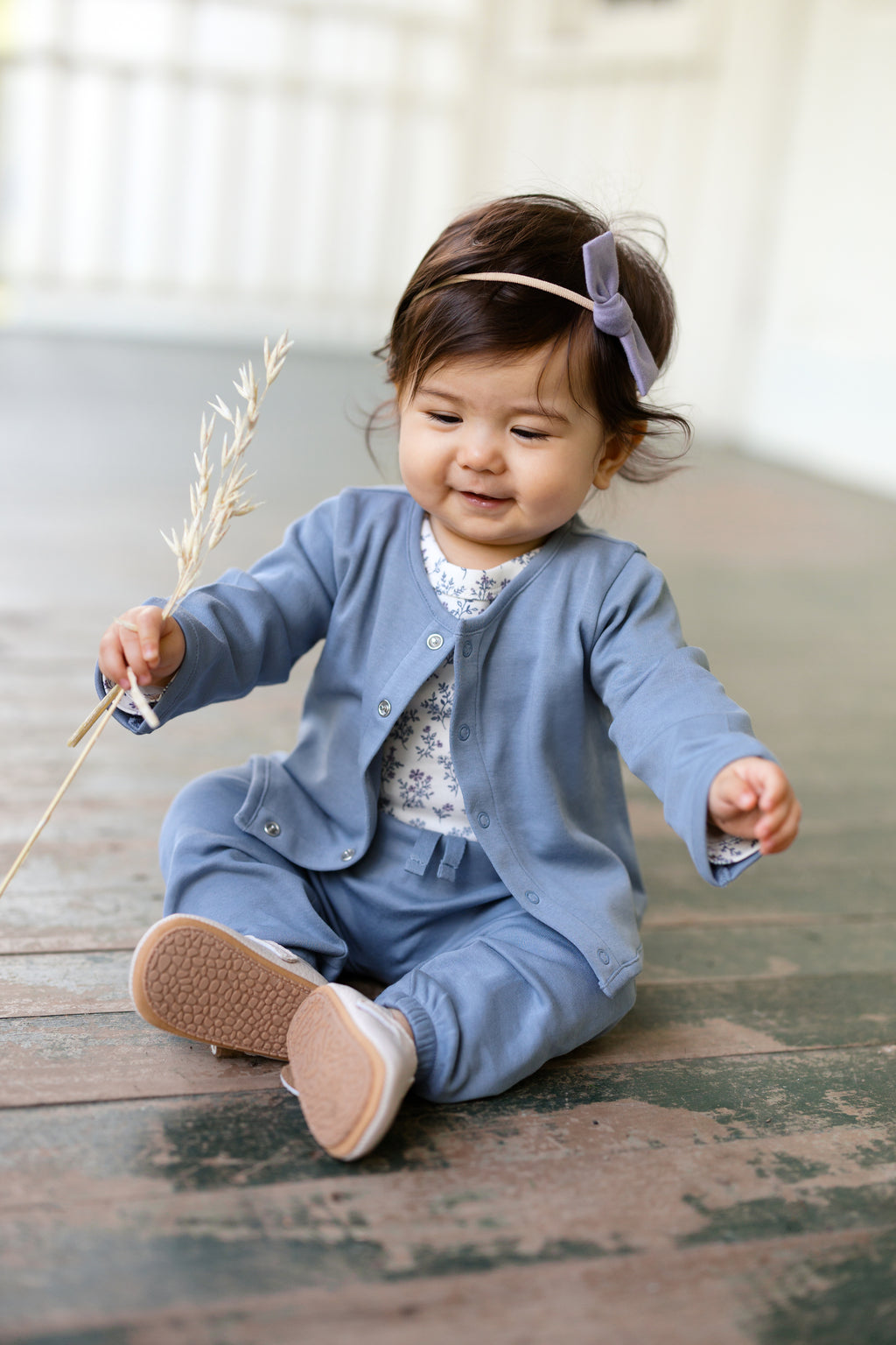 Quill Layette Jacket - Bluen