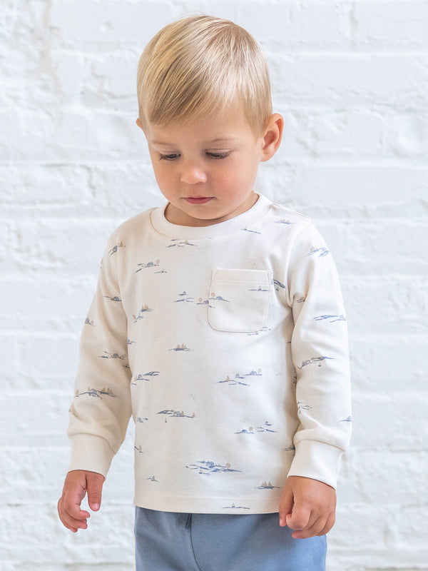 Perrin Long Sleeve Pocket Tee - Hearthside