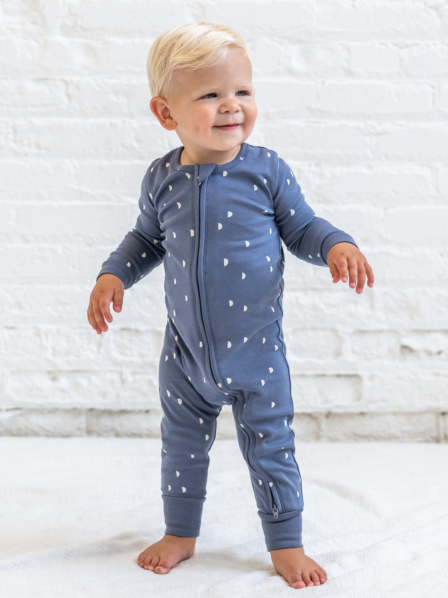 Zuno Footless Zipper Sleeper - Half Moon