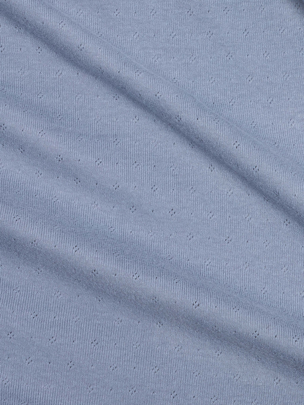 Pointelle Swaddle Blanket - Bluen