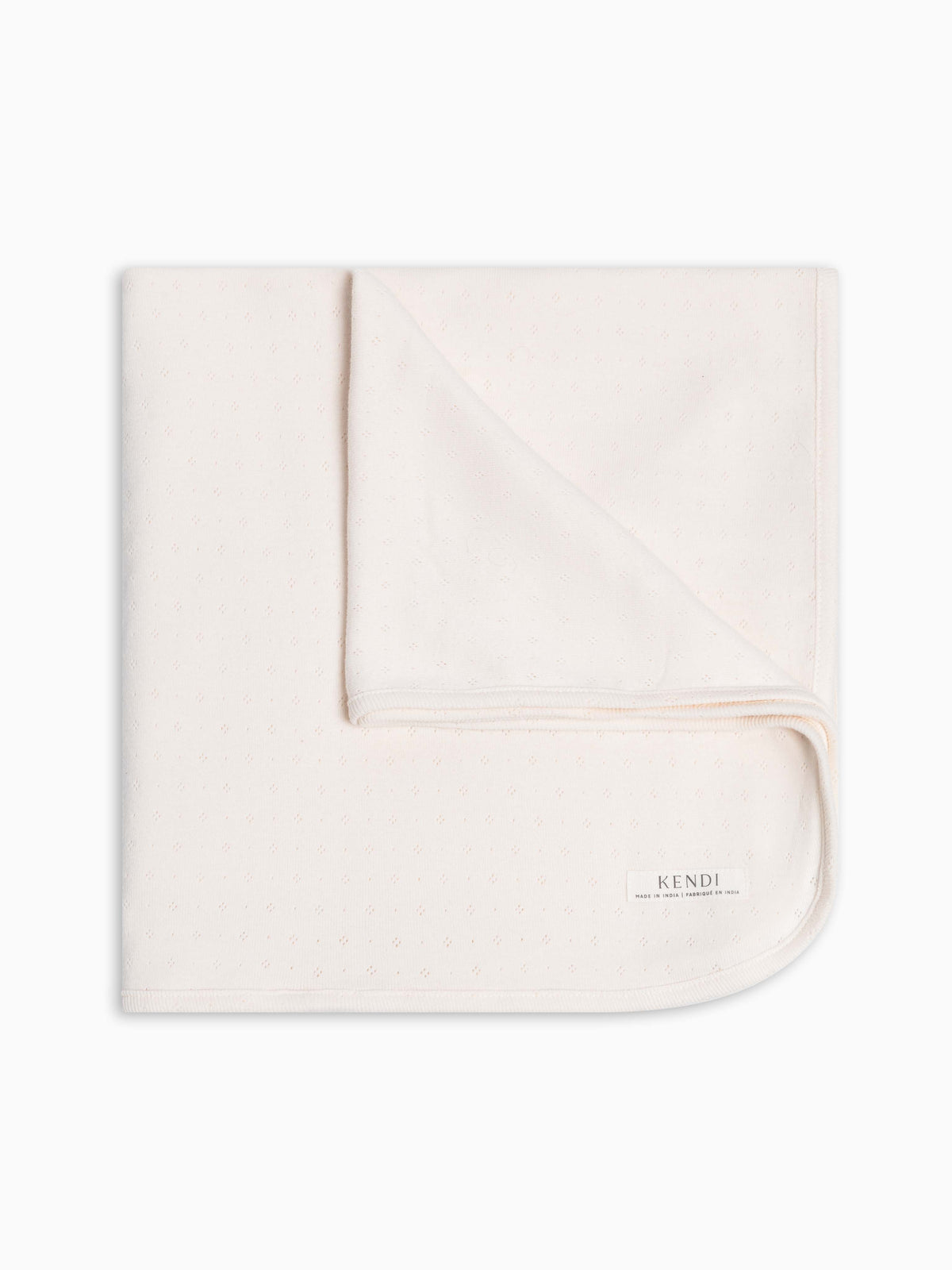 Pointelle Swaddle Blanket - Fireside