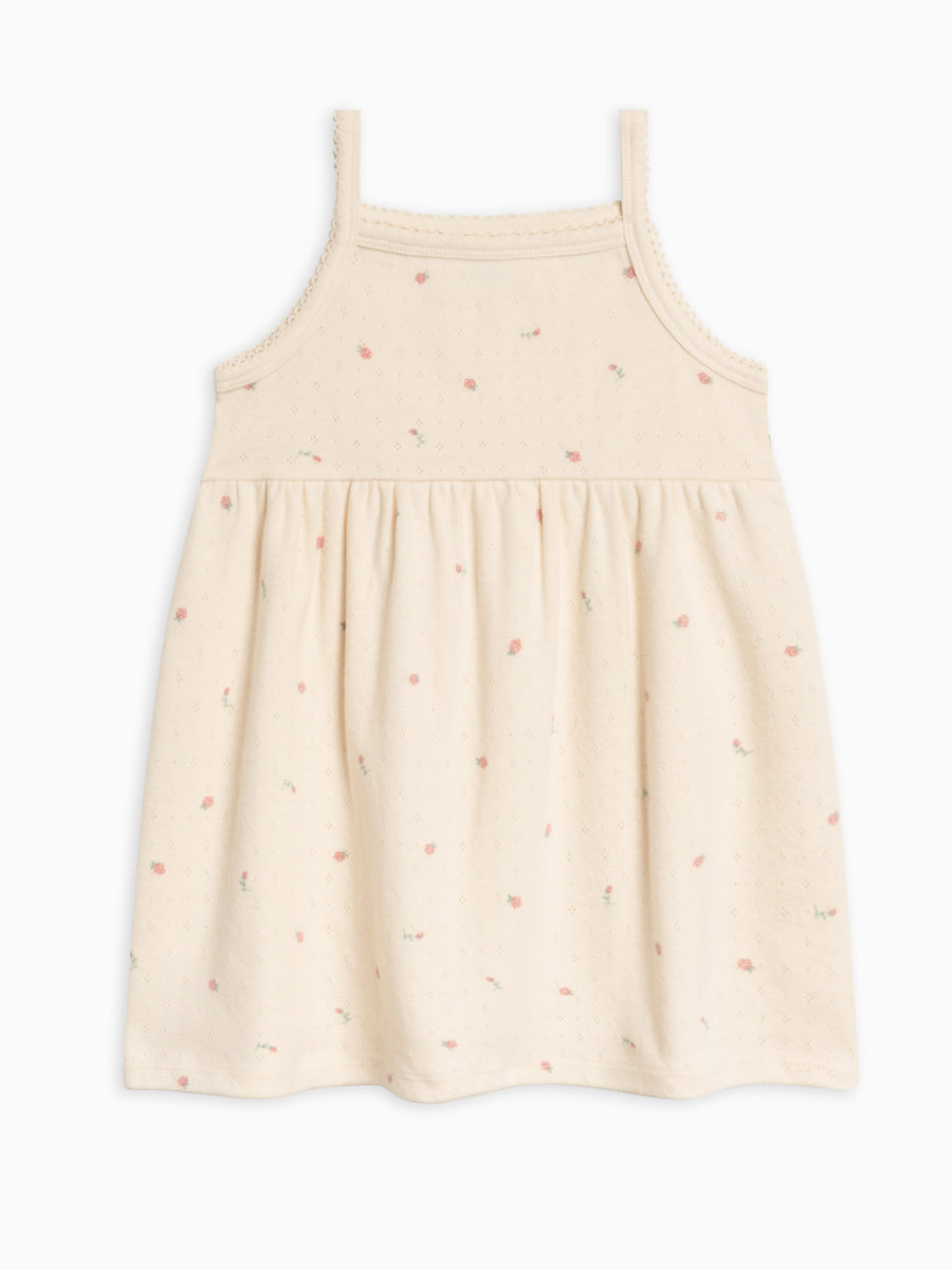 Belle Pointelle Tank Dress Baby-Kids :Dresses :Tanks Kendi Organic Cotton Baby and Kids Pippa Chambray Short Sleeve Shirt Dress