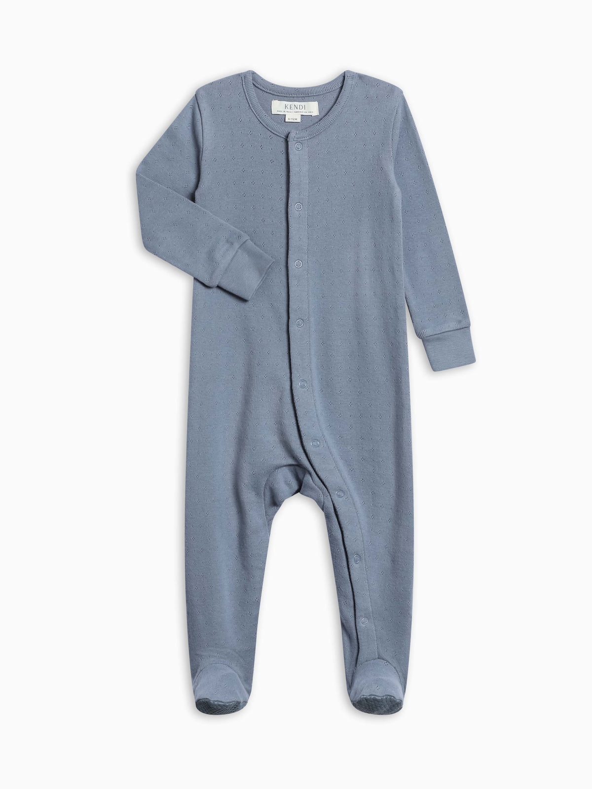 Ciel Pointelle Snap Sleeper - Fireside