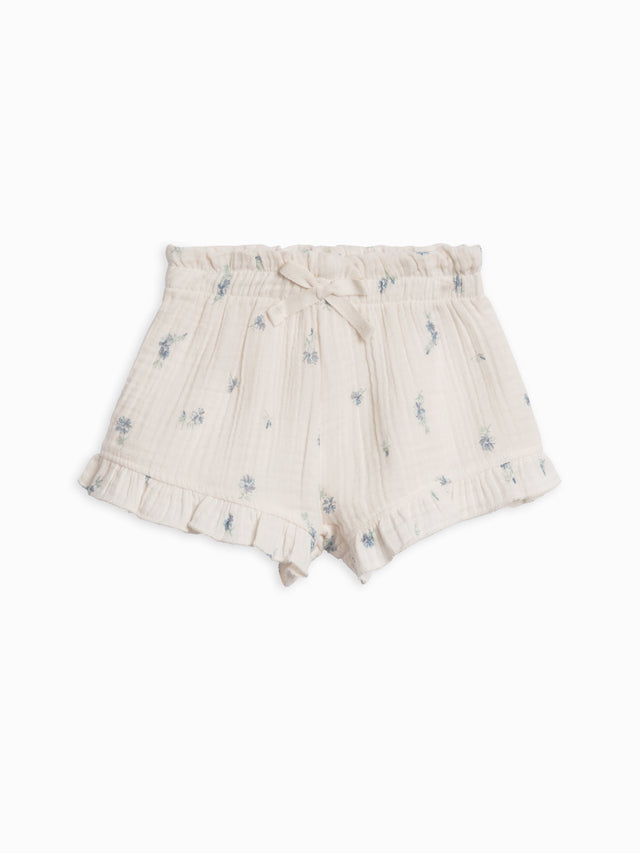 Luz Muslin Flutter Shorts