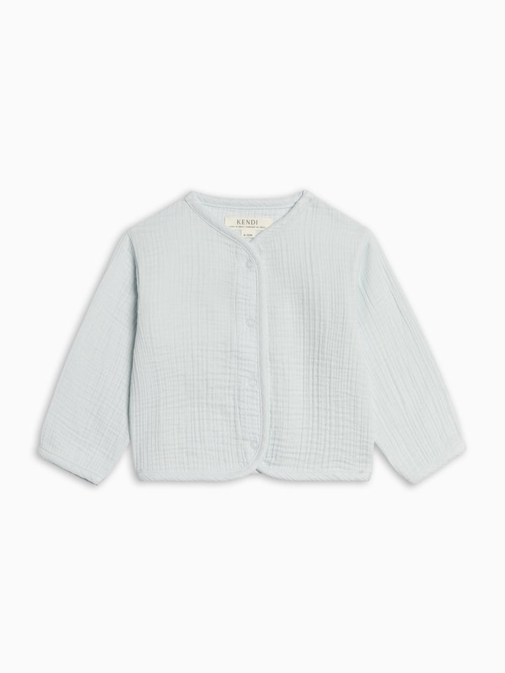 Marley Muslin Jacket - Powder for Baby | Colored Organics®