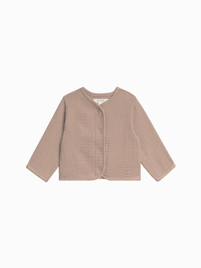Marley Muslin Jacket Baby:Tops :Cardigans :Long Sleeves Kendi Organic Cotton Baby Marley Muslin Jacket