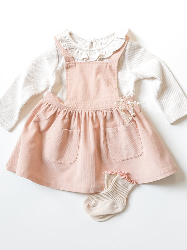 Mae Waffle Knit Ruffle Bodysuit