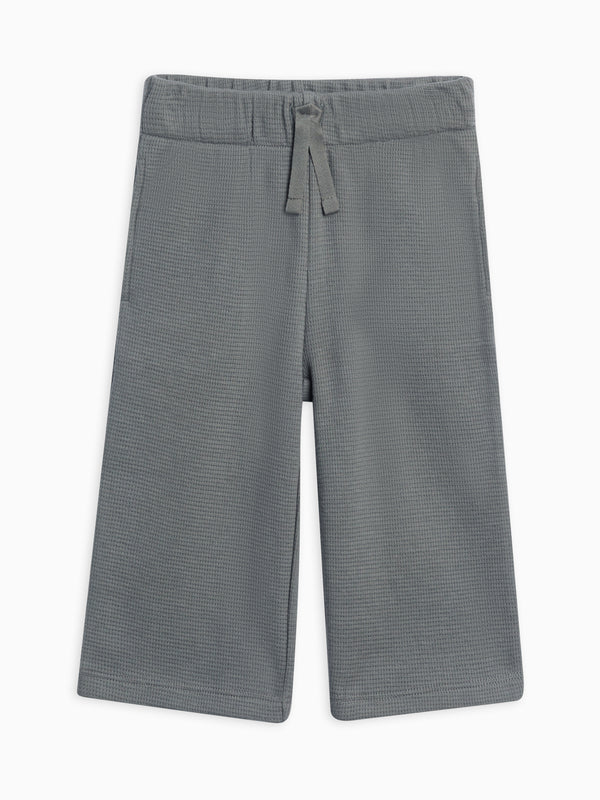 Clove Waffle Knit Straight Leg Pants Sale : Baby-Kids : Bottoms : Joggers KENDI by Colored Organics Organic Cotton Baby and Kids Clove Waffle Knit Pants