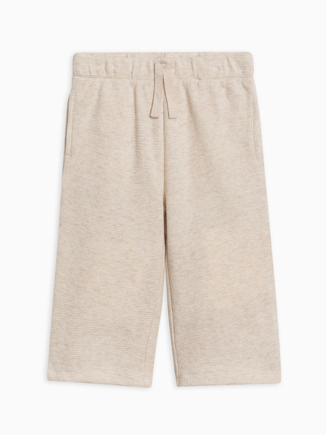 Clove Waffle Knit Straight Leg Pants Baby-Kids : Bottoms : Joggers Kendi Organic Cotton Baby and Kids Clove Waffle Knit Pants