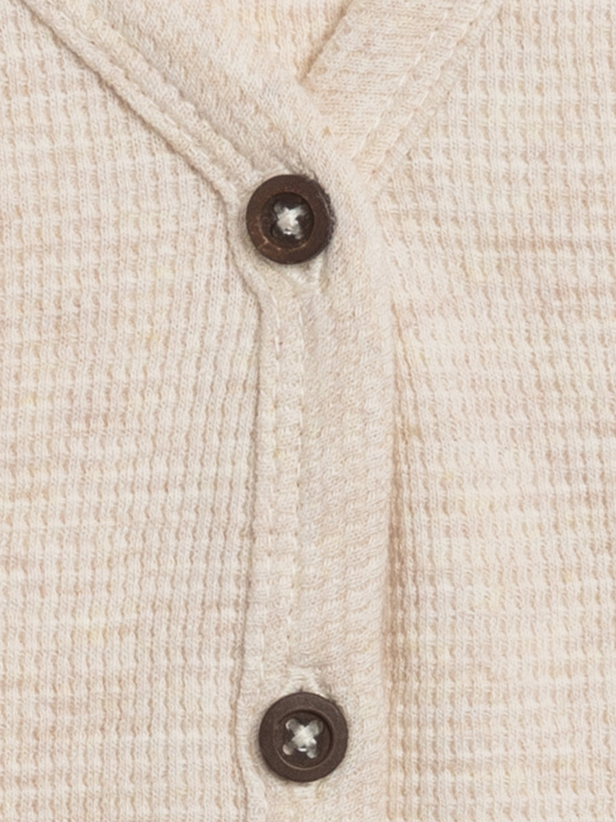 Wells Waffle Knit Button Cardigan Sale : Baby-Kids : Tops : Cardigans : Long Sleeves Kendi Organic Cotton Baby and Kids Nina Waffle Knit Dress