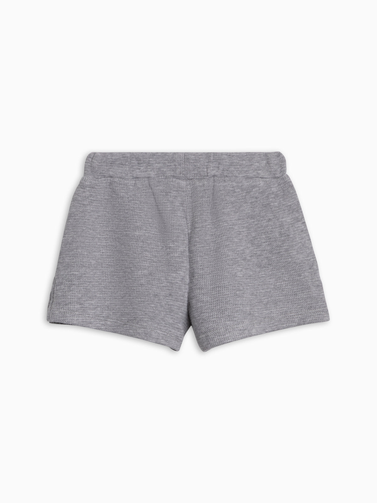 Avery Waffle Shorts - Ashen Baby-Kids : Bottoms : Shorts KENDI by Colored Organics Avery Waffle Shorts - Ashen for Baby | Colored Organics®