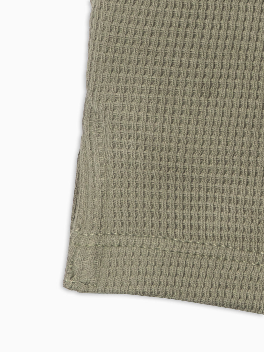 Avery Waffle Shorts - Fern KENDI by Colored Organics Avery Waffle Shorts - Fern (Organic) | Colored Organics®