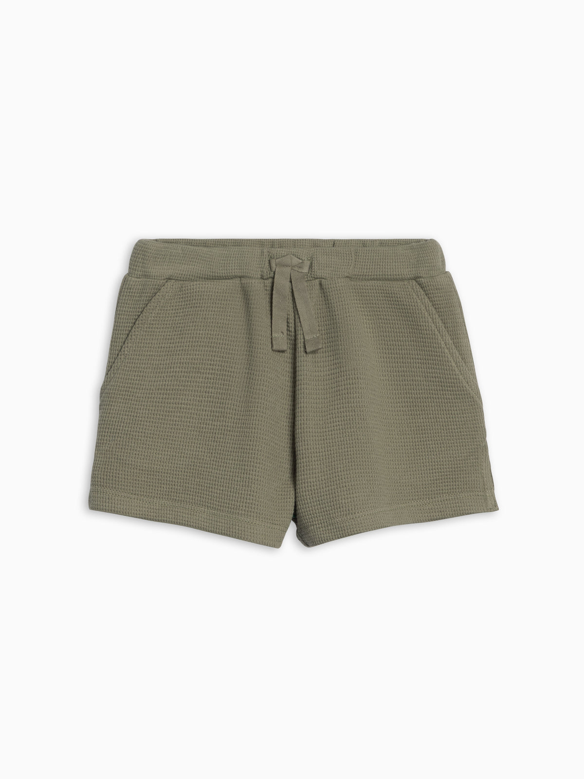 Avery Waffle Shorts - Fern  KENDI by Colored Organics Avery Waffle Shorts - Fern (Organic) | Colored Organics®