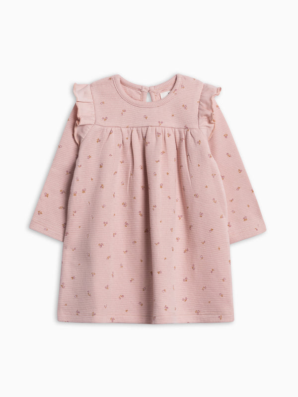 Babette Long Sleeve Waffle Dress - Tilda Floral