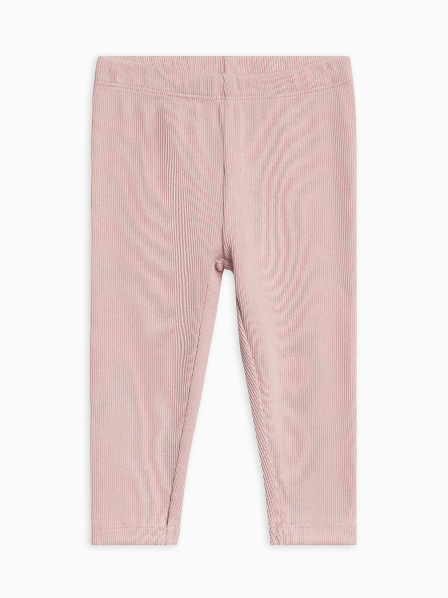 Lennon Ribbed Leggings Baby-Kids : Bottoms : Leggings Kendi Organic Cotton Baby and Kids Lennon Ribbed Leggings