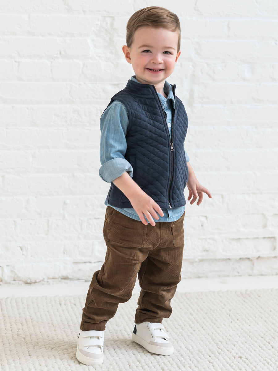 Kent Corduroy Pant Baby-Kids : Bottoms : Pants Kendi Organic Cotton Baby and Kids Kent Corduroy Pant