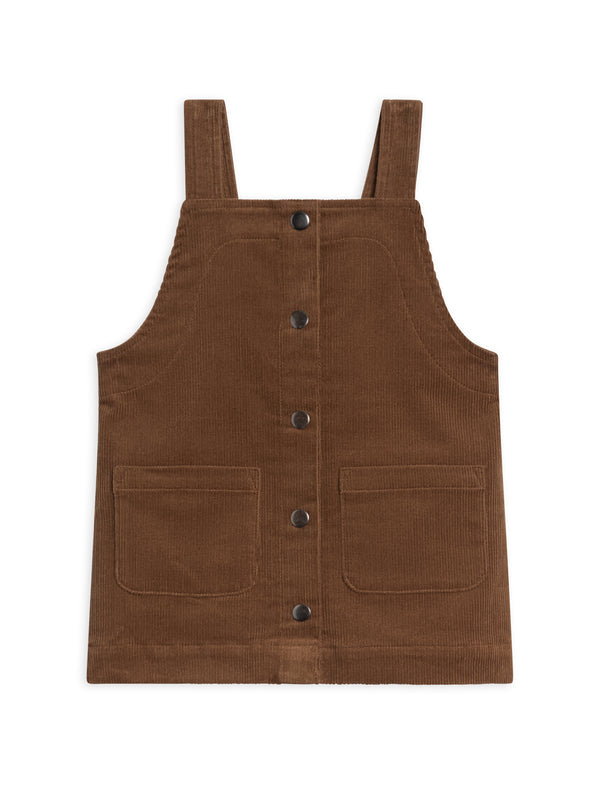 Clemmie Corduroy Jumper Dress Baby-Kids : Dresses : Tanks Kendi Organic Cotton Baby and Kids Clemmie Corduroy Jumper