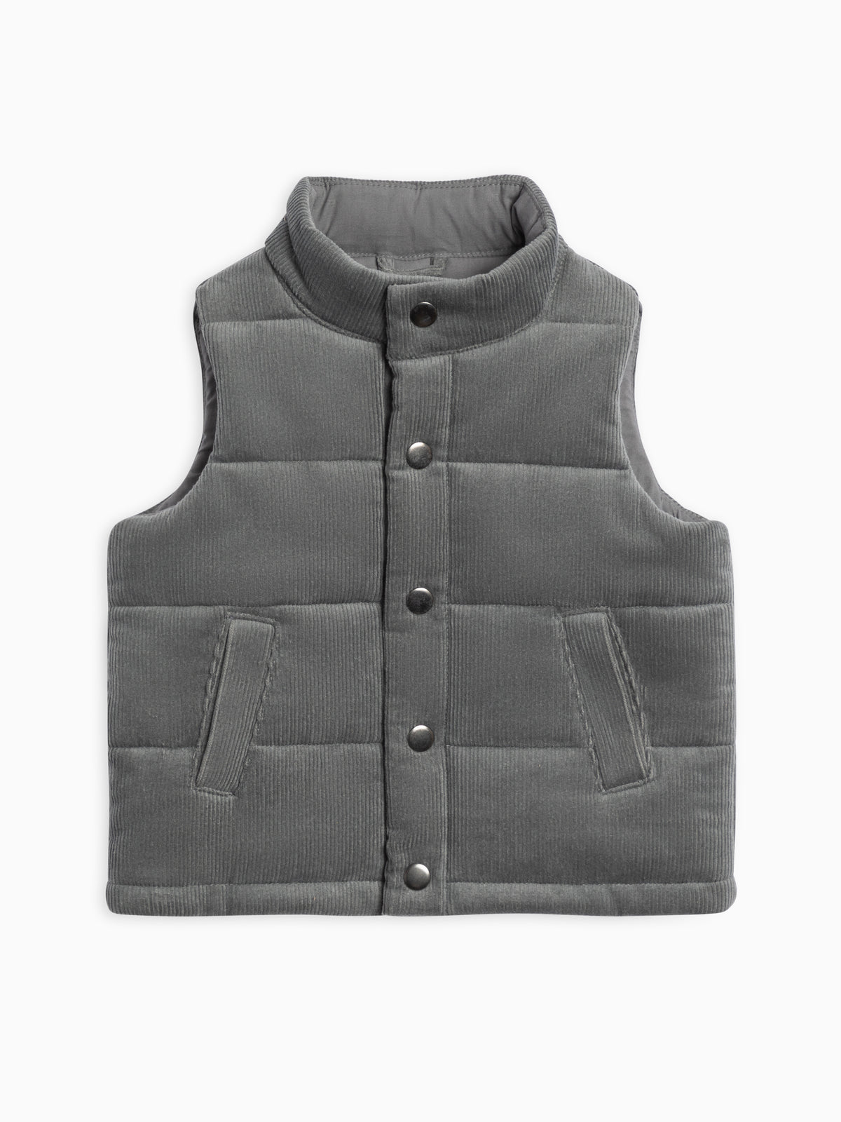 Idris Corduroy Snap Vest Baby-Kids : Tops : Tanks KENDI by Colored Organics Organic Cotton Baby and Kids Idris | Colored Organics®