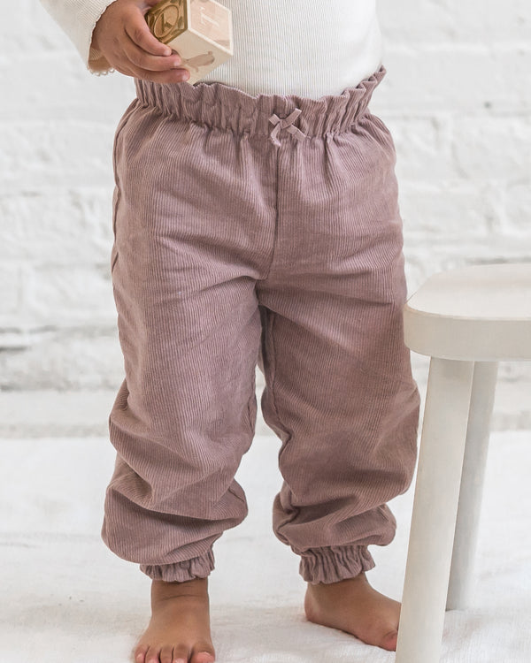 Awen Corduroy Ruffle Pant