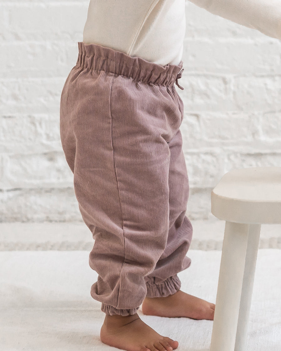Awen Corduroy Ruffle Pant